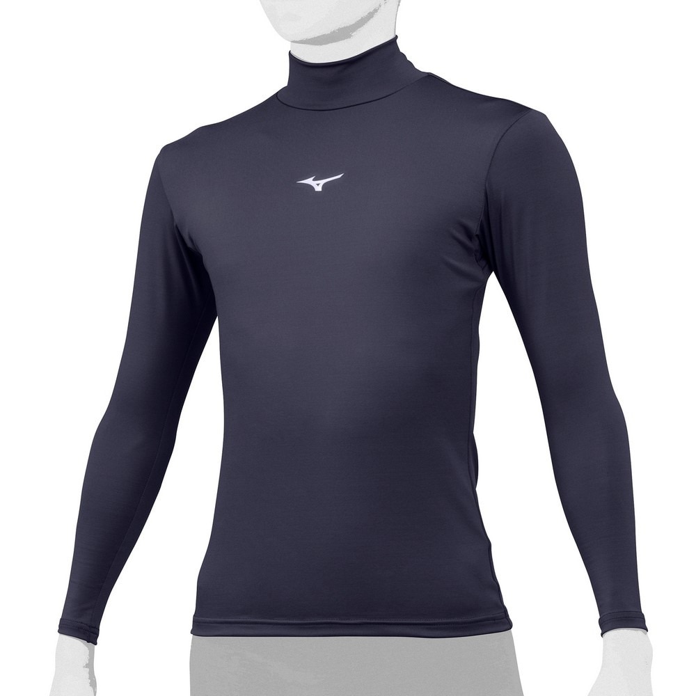 ミズノ（MIZUNO）（キッズ）野球ユニフォーム ジュニア 練習着 バイオギア ハイネック 長袖 12JABC5014 速乾