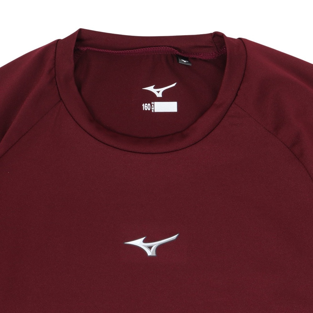 ミズノ（MIZUNO）（キッズ）野球ユニフォーム ジュニア 練習着 長袖丸首アンダーシャツ 12JAAP5063 速乾