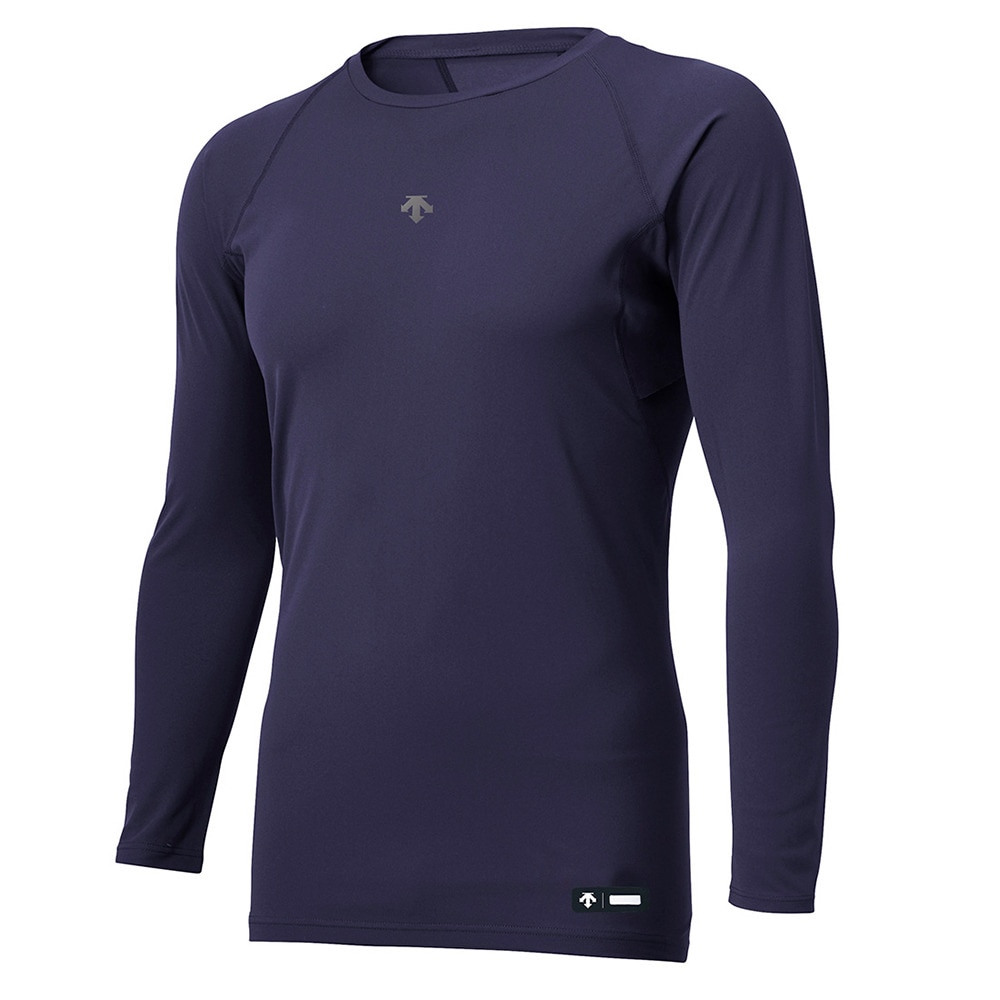 デサント（DESCENTE）（キッズ）野球ユニフォーム ジュニア 練習着 丸首長袖アンダーシャツ DB5SUD20J NV00