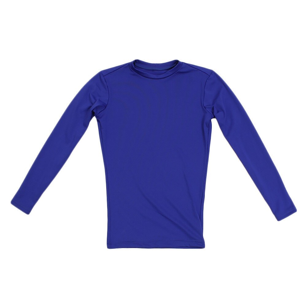  ストレッチ 長袖Tネックシャツ 724G6ES4171 BLU