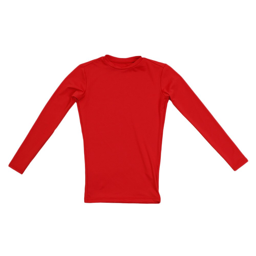  ストレッチ 長袖Tネックシャツ 724G6ES4171 RED2