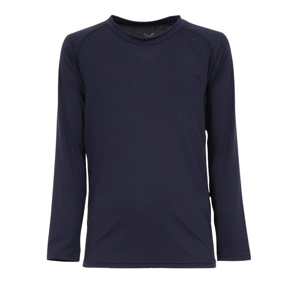 YABANE（YABANE）（キッズ）【新商品】 野球 アンダーシャツ ジュニア 冷感ストレッチ丸首長袖Tシャツ YA2ABJ04-48