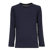 (キッズ)【新商品】 野球 アンダーシャツ ジュニア 冷感ストレッチ丸首長袖Tシャツ YA2ABJ04-48