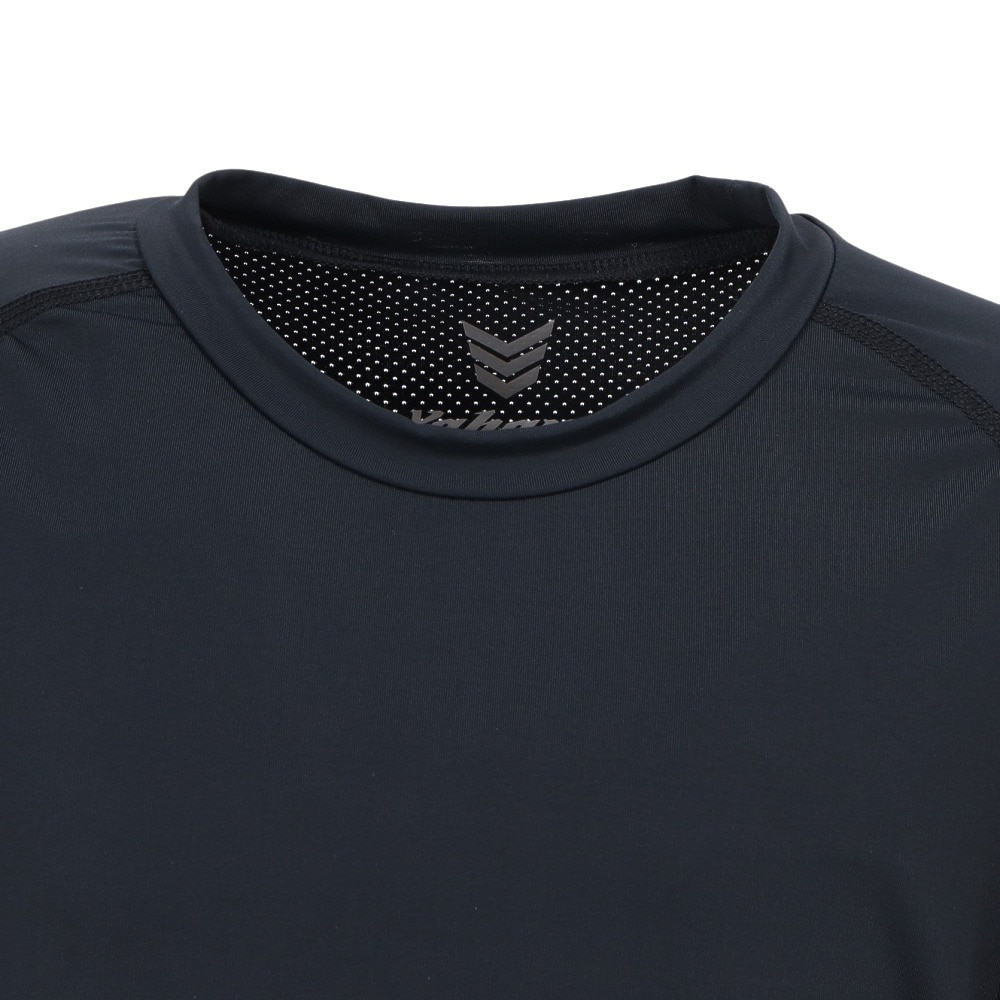YABANE（YABANE）（キッズ）【新商品】 野球 アンダーシャツ ジュニア 冷感ストレッチ丸首長袖Tシャツ YA2ABJ04-90