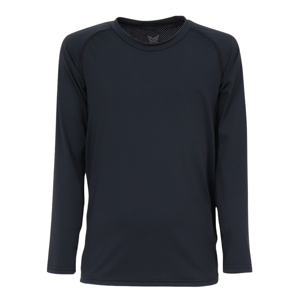 YABANE（YABANE）（キッズ）【新商品】 野球 アンダーシャツ ジュニア 冷感ストレッチ丸首長袖Tシャツ YA2ABJ04-90