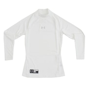 (キッズ)ヒートギア アーマーコンプレッション 長袖スリーブモック 1343026WHT BB