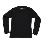エックスティーエス（XTS）（キッズ）野球 アンダーシャツ ジュニア ドライプラス 長袖 ハイネック インナー シャツ 724G5ES5961JR 黒