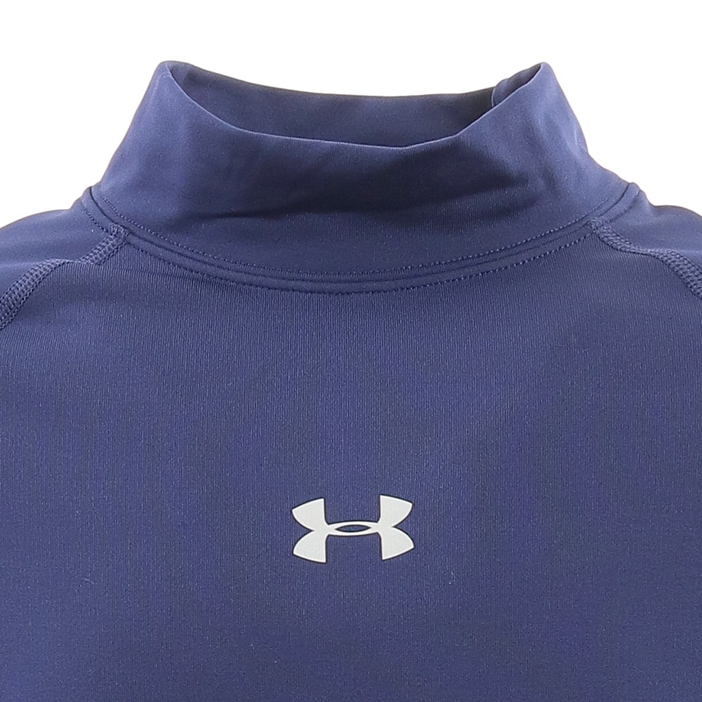 アンダーアーマー（UNDER ARMOUR）（キッズ）コールドギアアーマー コンプレッション ロングスリーブ モックシャツ ユース 1346896 MDN BB 防寒 トレーニング 冬用 インナー ハイネック