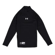 アンダーアーマー（UNDER ARMOUR）（キッズ）野球 アンダーシャツ ジュニア ボーイズ ユース ヒートギアアーマー ロングスリーブ モック 1358651 001 速乾