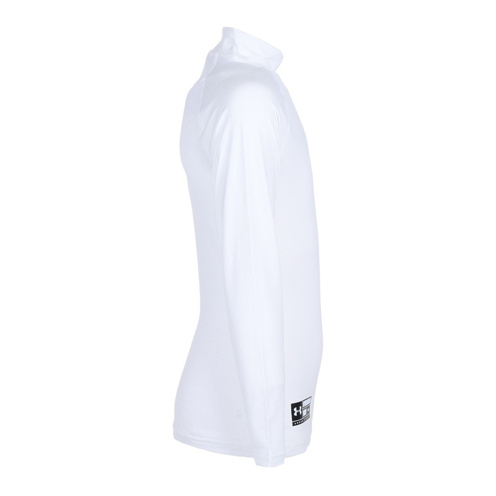 アンダーアーマー（UNDER ARMOUR）（キッズ）野球 アンダーシャツ ジュニア ボーイズ ユース ヒートギアアーマー ロングスリーブ モック 1358651 100 速乾