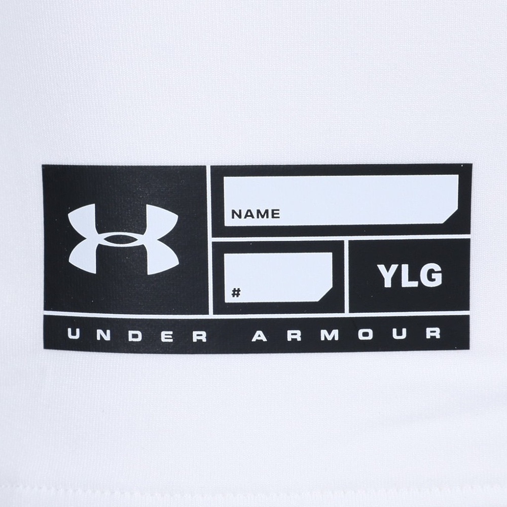 アンダーアーマー（UNDER ARMOUR）（キッズ）野球 アンダーシャツ ジュニア ボーイズ ユース ヒートギアアーマー ロングスリーブ モック 1358651 100