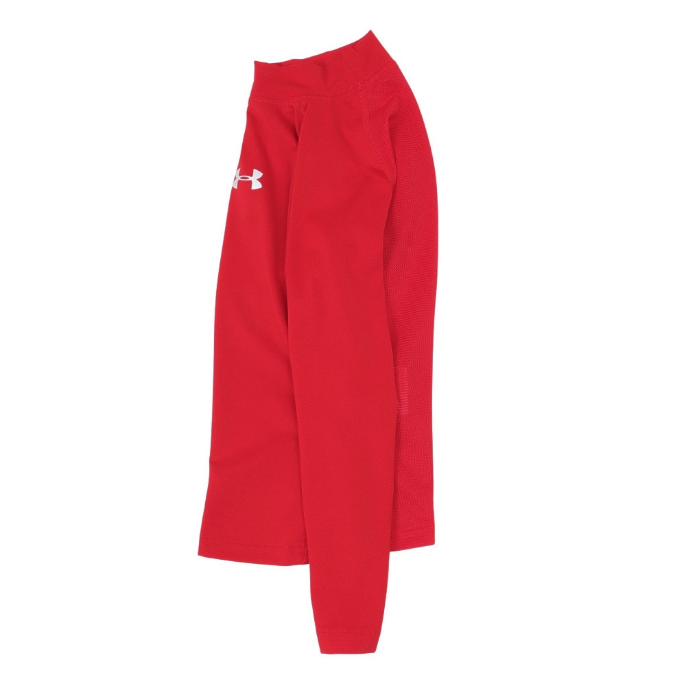 アンダーアーマー（UNDER ARMOUR）（キッズ）野球 アンダーシャツ ジュニア ボーイズ ユース ヒートギアアーマー ロングスリーブ モック 1358651 600 速乾