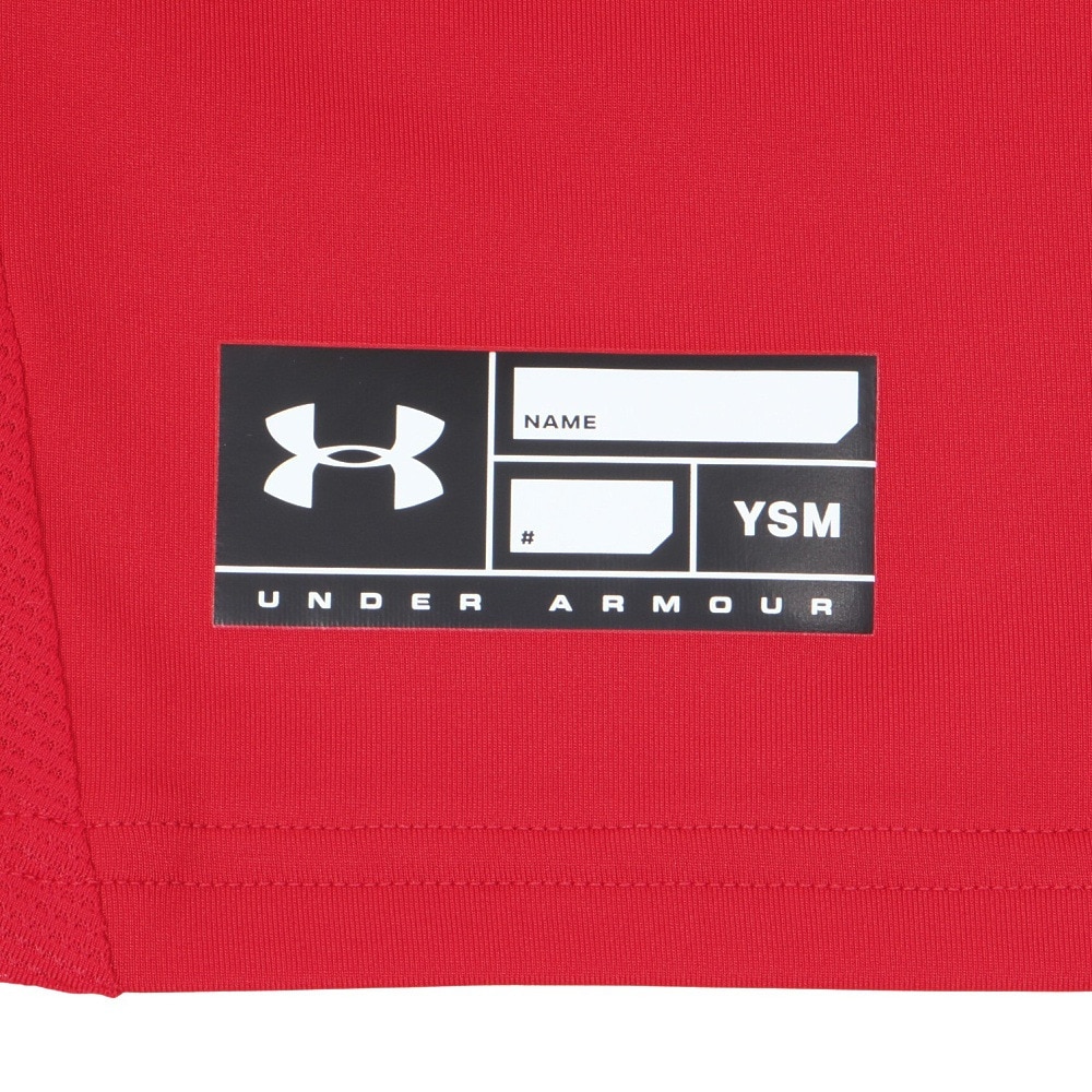 アンダーアーマー（UNDER ARMOUR）（キッズ）野球 アンダーシャツ ジュニア ボーイズ ユース ヒートギアアーマー ロングスリーブ モック 1358651 600 速乾