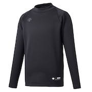 (キッズ)野球 裏起毛 アンダーシャツ ジュニア ハイネック長袖アンダーシャツ JSTD-658 BLK