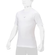 ミズノ（MIZUNO）（キッズ）野球 アンダーシャツ ジュニア ローネック 半袖 12JAAP5201