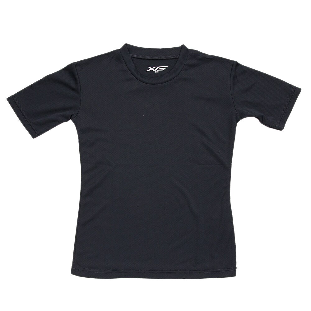  ジュニア シャインブロック 半袖アンダーシャツ 724G6CD3921 NVY