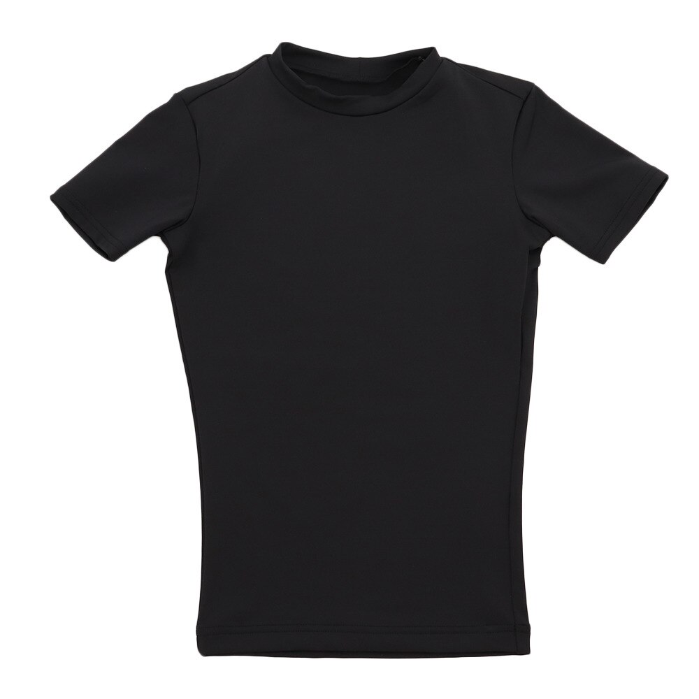  ジュニア ストレッチTネック半袖シャツ 724G6ES4198 BLK