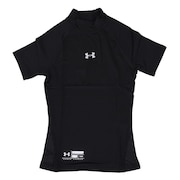 アンダーアーマー（UNDER ARMOUR）（キッズ）野球 アンダーシャツ ジュニア ボーイズ ユース ヒートギアアーマー ショートスリーブ モック 1358650 001