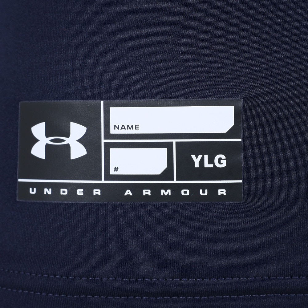 アンダーアーマー（UNDER ARMOUR）（キッズ）野球 アンダーシャツ ジュニア ボーイズ ユース ヒートギアアーマー ショートスリーブ モック 1358650 410 速乾