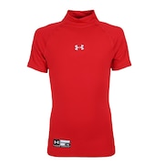 アンダーアーマー（UNDER ARMOUR）（キッズ）野球 アンダーシャツ ジュニア ボーイズ ユース ヒートギアアーマー ショートスリーブ モック 1358650 600 速乾