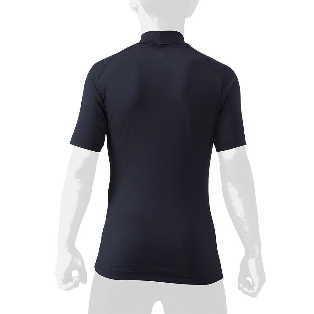 ミズノ（MIZUNO）（キッズ）野球 アンダーシャツ ジュニア ハイネック 半袖シャツ 12JAAP5314 速乾