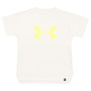 アンダーアーマー（UNDER ARMOUR）（キッズ）テック ビッグロゴ ショートスリーブ シャツ 1354428 WHT BB 【野球 スポーツ ウェア ジュニア】