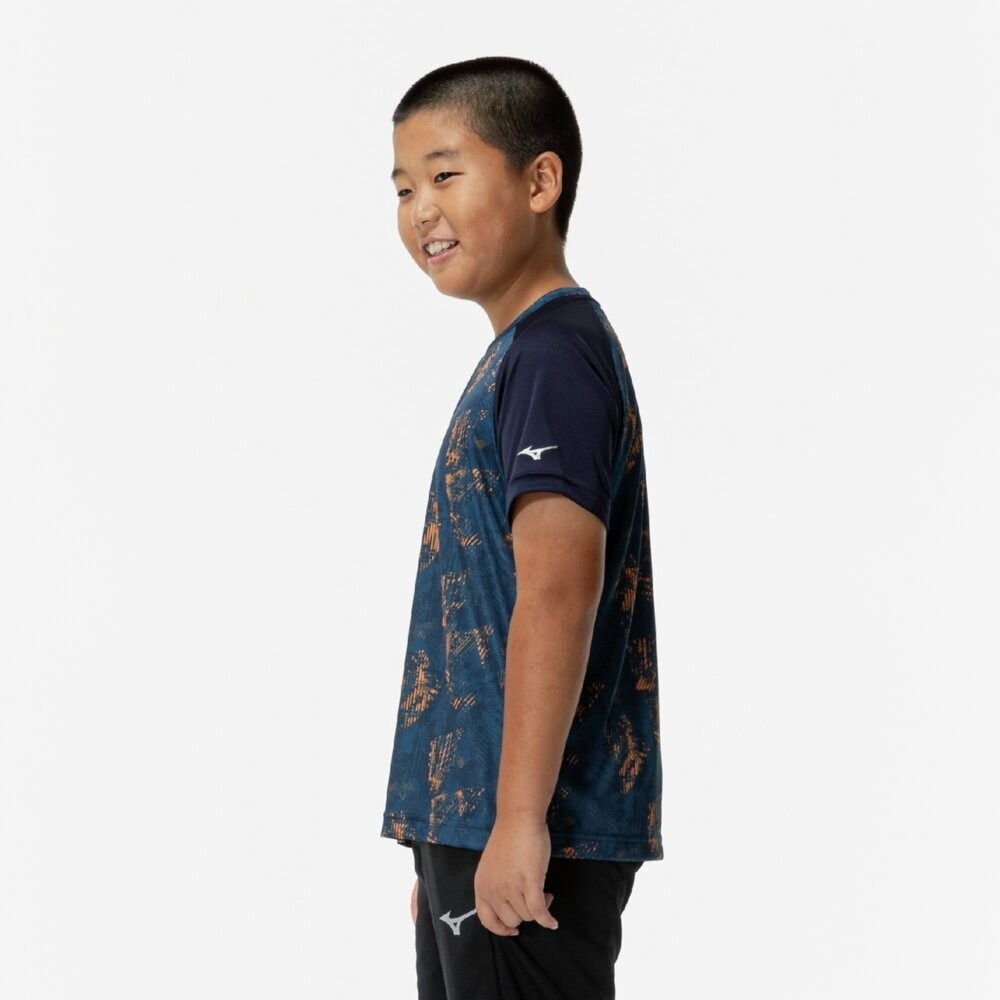 ミズノ（MIZUNO）（キッズ）野球ウェア ジュニア グラフィックTシャツ 12JACT6714