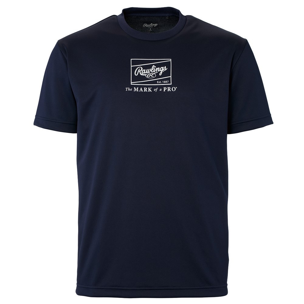 ローリングス（Rawlings）（キッズ）野球ウェア コンバット ジュニア ロゴプリント Tシャツ AST15S04J-N