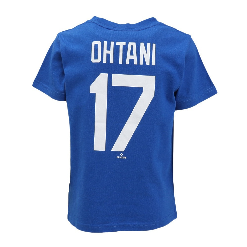 MJ・MLB（MJ・MLB）（キッズ）野球ウェア ジュニア ロサンゼルス・ドジャース 大谷翔平 ネーム&ナンバー Tシャツ OT0124SS0018-BLU