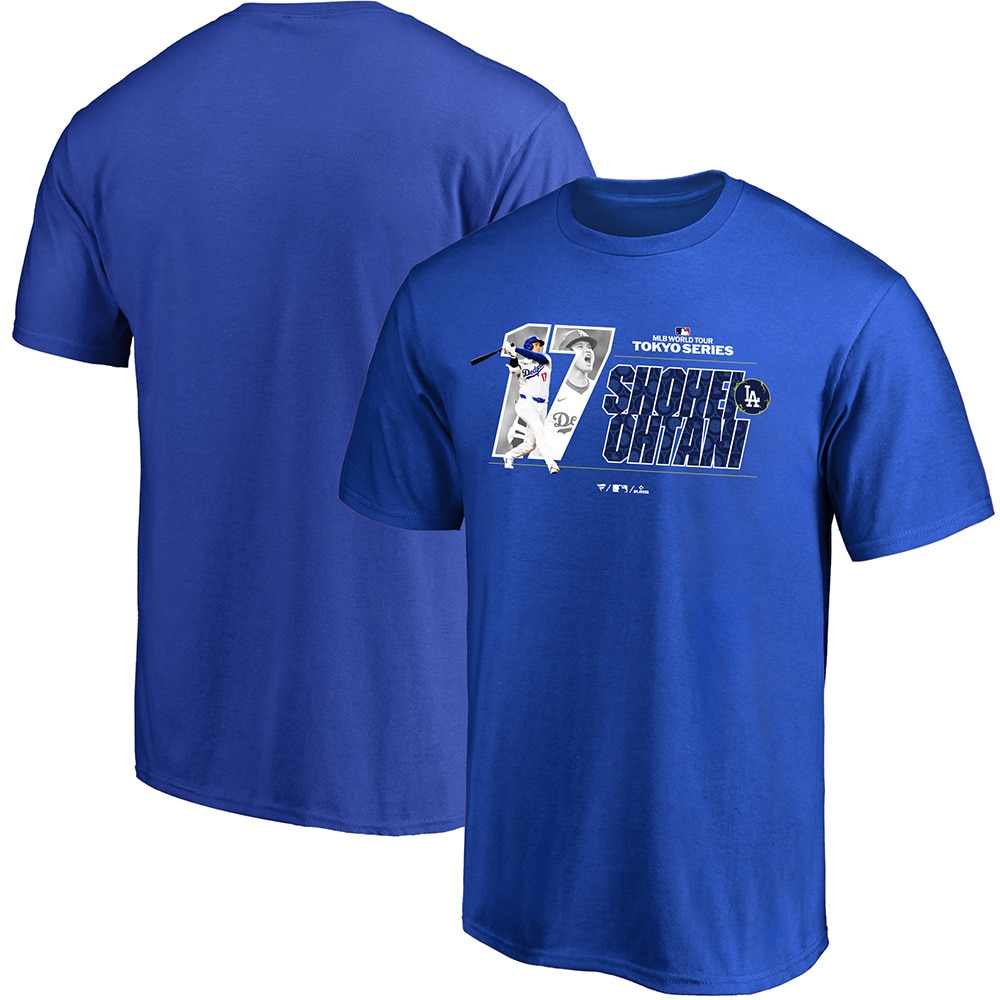 MJ・MLB（MJ・MLB）（キッズ）【MLB 東京シリーズ】野球ウェア ジュニア WORLD TOUR TOKYO SERIES 半袖Tシャツ 大谷翔平 ML01-25SS-0019-BLU-Jr