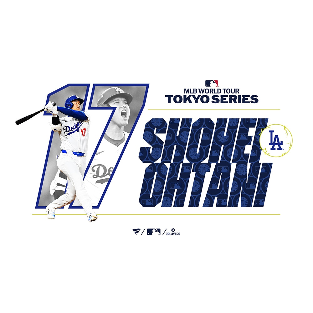 MJ・MLB（MJ・MLB）（キッズ）【MLB 東京シリーズ】野球ウェア ジュニア WORLD TOUR TOKYO SERIES 半袖Tシャツ 大谷翔平 ML01-25SS-0019-BLU-Jr