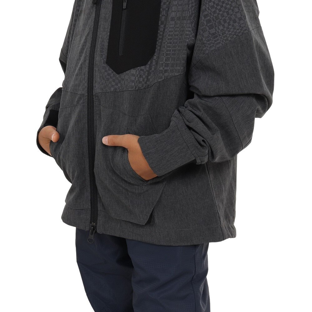 美津和タイガー（mitsuwa-tiger）（キッズ）ジュニア ストレッチウーブンフードジャケット MT7JSJ30-092