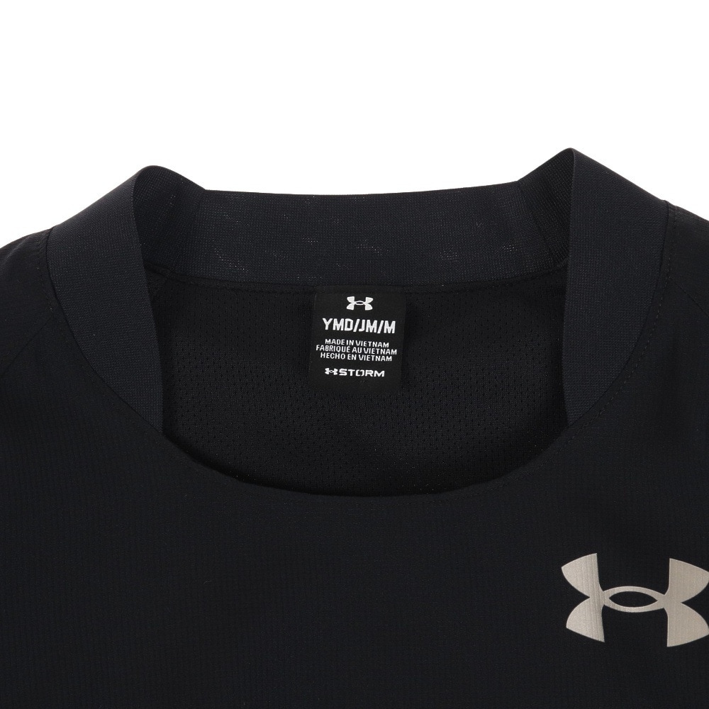 アンダーアーマー（UNDER ARMOUR）（キッズ）ジュニア 野球ウェア Vネック メッシュ ロングスリーブ ジャケット 1375393 001