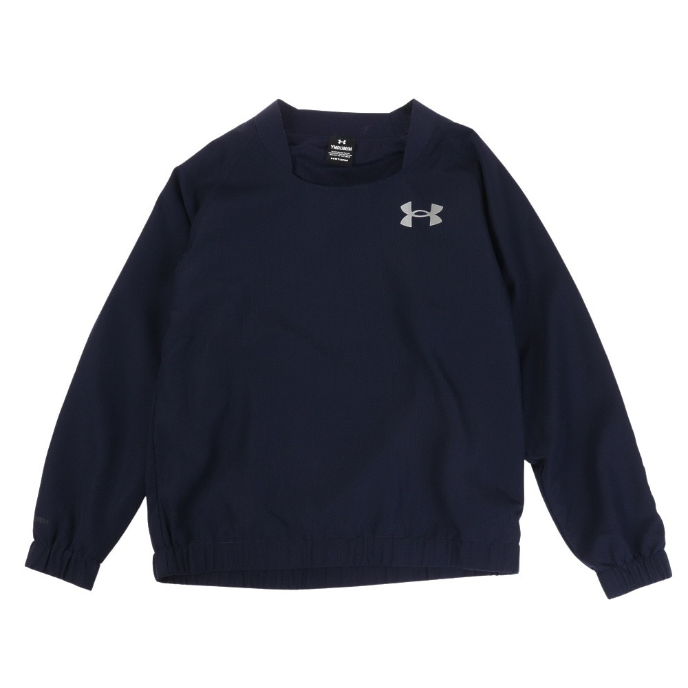 アンダーアーマー（UNDER ARMOUR）（キッズ）ジュニア 野球ウェア Vネック メッシュ ロングスリーブ ジャケット 1375393 410