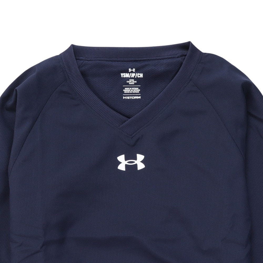 アンダーアーマー（UNDER ARMOUR）（キッズ）ジュニア 野球ウェア Vネック ジャケット 1381262 410