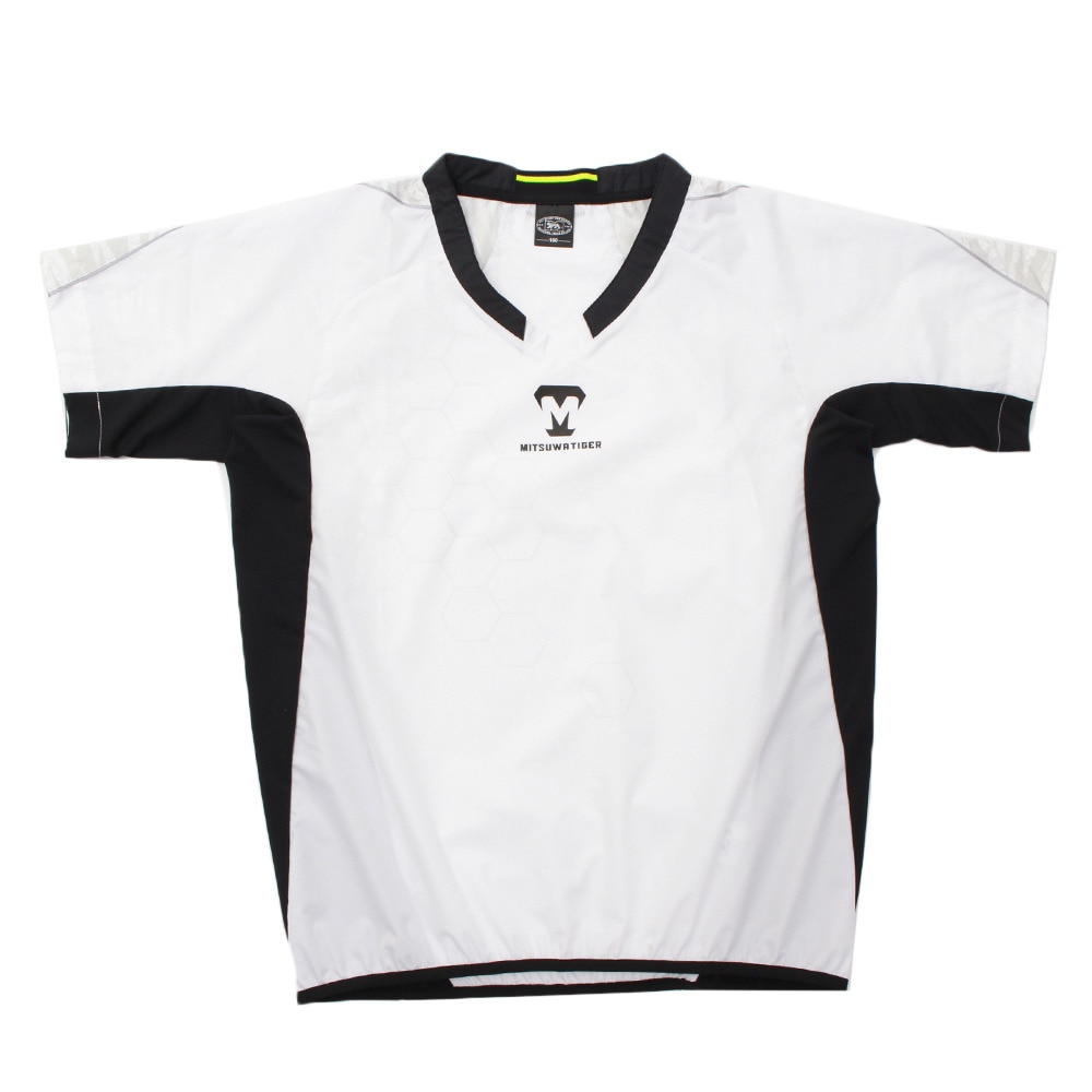 ジュニア RT ウーブンVネックジャケット PSRJEYS-002-WHT画像