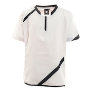 デサント（DESCENTE）（キッズ）野球ウェア ジュニア 半袖ウインドジャック PJ-327J WHT