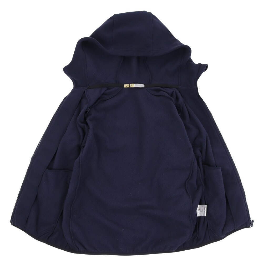 ミズノ（MIZUNO）（キッズ）ジュニア 野球ウェア フリースフーディ 23AW グローバルエリート 12JEAK8814