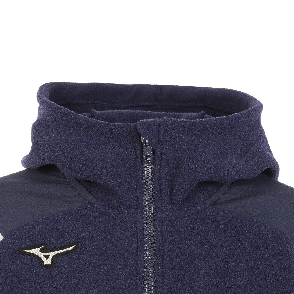 ミズノ（MIZUNO）（キッズ）ジュニア 野球ウェア フリースフーディ 23AW グローバルエリート 12JEAK8814
