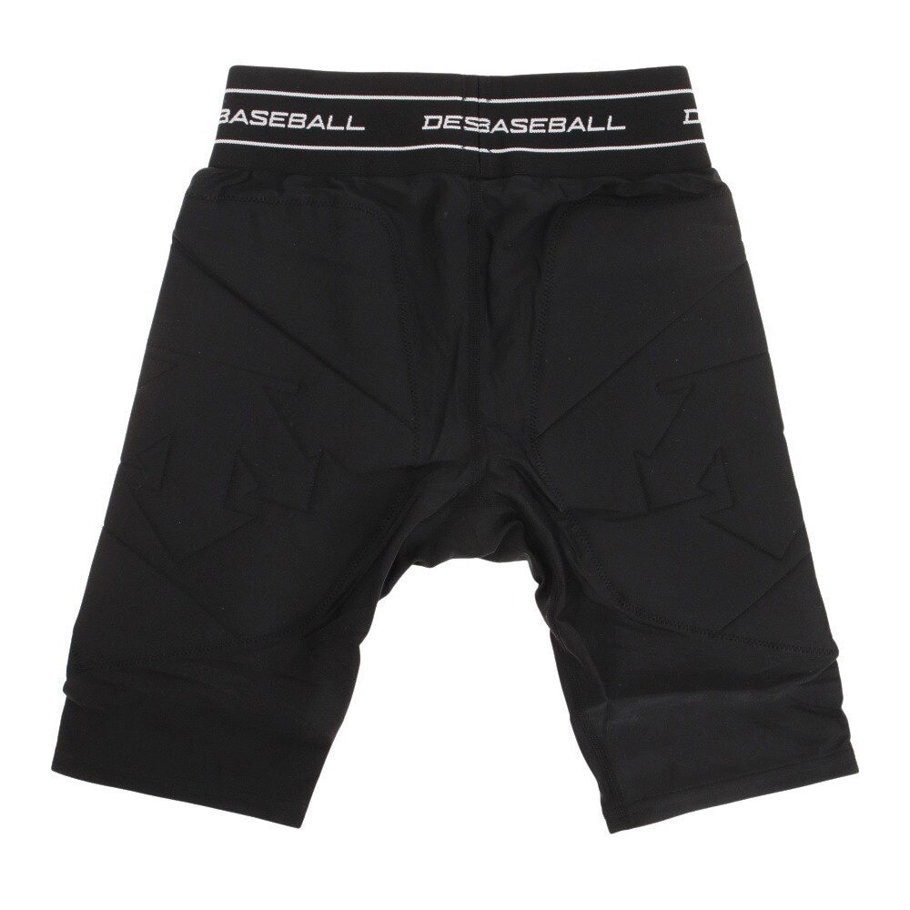デサント（DESCENTE）（キッズ）ジュニア 野球 パッド付きスライディングパンツ JSTD-692P BLK
