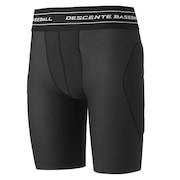 (キッズ)ジュニア 野球 パッド付きスライディングパンツ JSTD-692P BLK