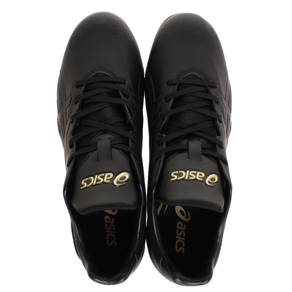 アシックス（ASICS）（メンズ）野球スパイク 黒 金具 一般 ゴールドステージ スピードアクセル (SPEED AXEL) SG-P SFS302.9090 黒 ブラック