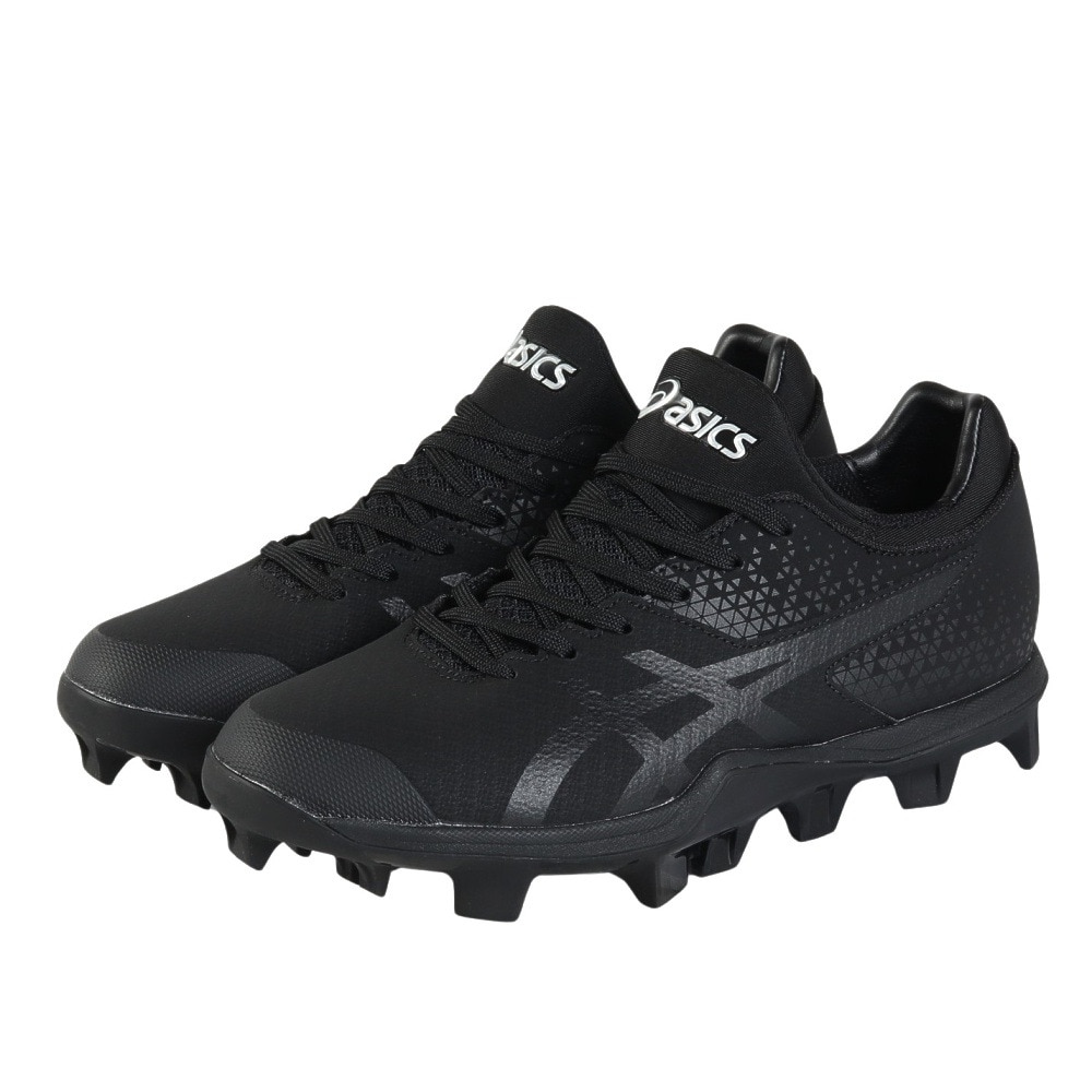 アシックス（ASICS）（メンズ）野球スパイク 黒 スタッドソール 樹脂スタッド 一般 ジャパンスピード BL (JAPAN SPEED BL) 1123A025.001 ブラック