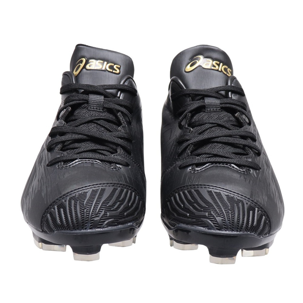 アシックス（ASICS）（キッズ）野球 スパイク 黒 樹脂底 ゴールドステージ MA-S 1121A050.001 ポイントスパイク つま先補強