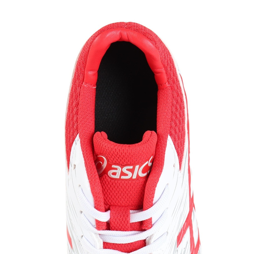 アシックス（ASICS）（メンズ）野球スパイク 金具 一般 NEOREVIVE 4 (ネオリバイブ 4)1123A022.101 ホワイト×レッド(白赤)