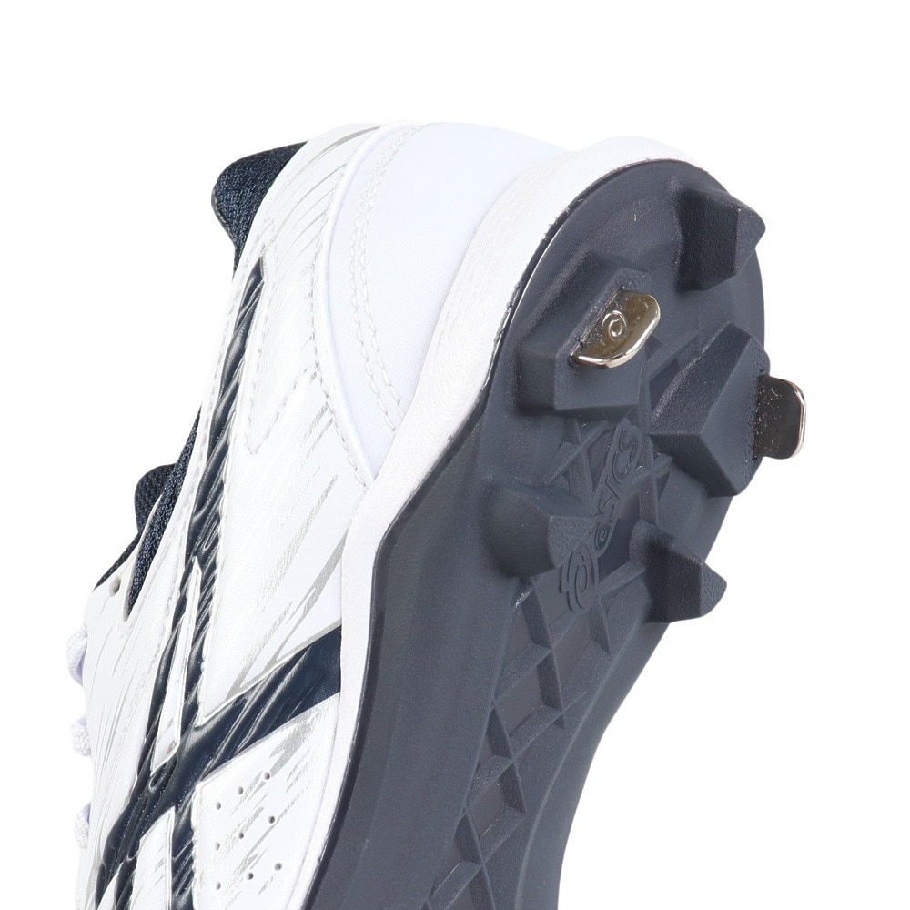 アシックス（ASICS）（メンズ）野球スパイク 金具 一般 NEOREVIVE 4 (ネオリバイブ 4)1123A022.103 ホワイト×ネイビー(白紺)