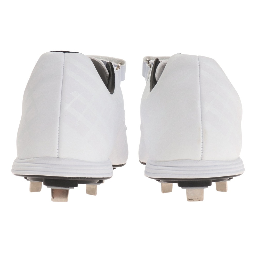 エックスティーエス（XTS）（メンズ）野球スパイク 白 埋め込み 金具 ベルクロ 725G9ZK4022B WHT ホワイト