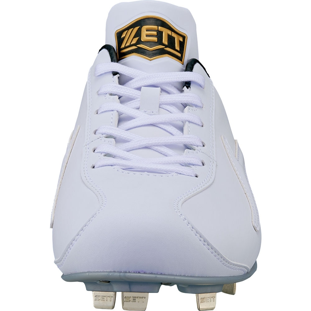 ゼット（ZETT）（メンズ）野球スパイク 埋込み 金具 白 ウイニングロードWH BSR2296WH-1111 ワイド 3E