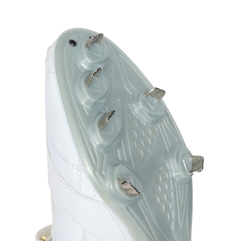 ゼット（ZETT）（メンズ）野球スパイク 白 埋込み 金具 スーパーグランドジャック BSR2716WH-1111 高校野球ルール対応