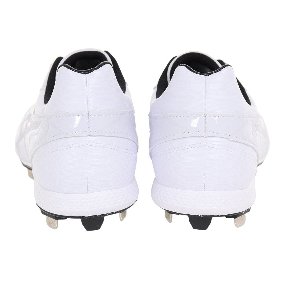 アシックス（ASICS）（メンズ）野球 スパイク 金具 白 高校野球対応 ネオリバイブ 4 WHT Wide 1123A039.110